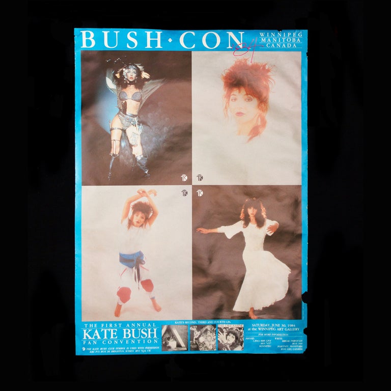 Item #6231 Bush-Con '84: The First Annual Kate Bush Fan Convention. Kate Bush.