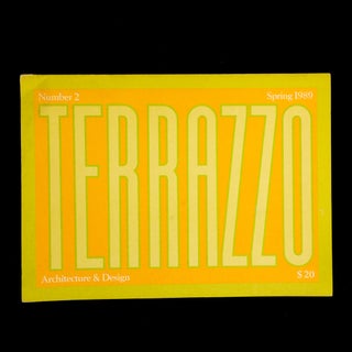 Item #6531 Terrazzo. Architecture and Design. Barbara Radice, and publisher