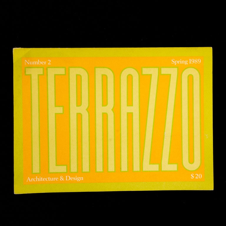 Item #6531 Terrazzo. Architecture and Design. Barbara Radice, and publisher.