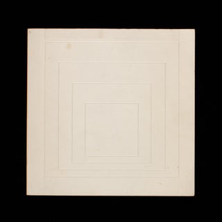 Item #6724 Josef Albers: White Line Squares. Josef Albers, Henry T. Hopkins, curator