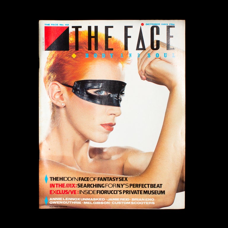Item #6908 The Face. Annie Lennox, Nick Logan, cover.