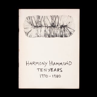 Item #7116 Harmony Hammond. Harmony Hammond, Lucy Lippard, introduction