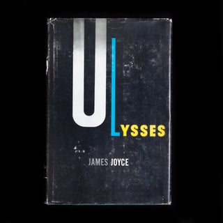 Item #7298 Ulysses. James Joyce, E. McKnight Kauffer, dust jacket