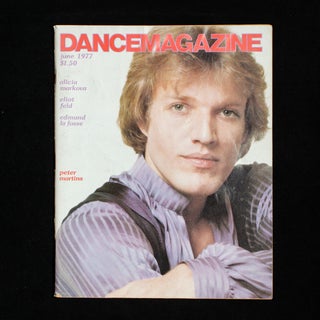 Item #7357 Dance Magazine. William Como, Peter Martins, cover