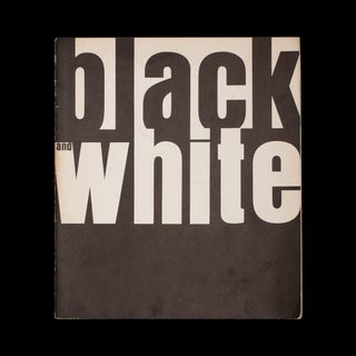 Item #7507 Black and White. Ben Heller, Elaine Lustig Cohen, designer