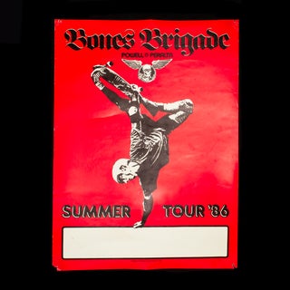 Bones Brigade: Powell Peralta. Summer Tour '86. Bones Brigade, George and Powell.