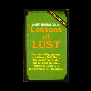 Item #7784 Lessons of Lust. Anonymous