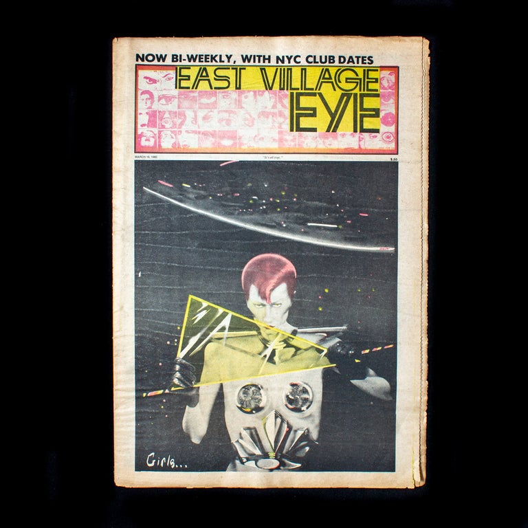 Item #7887 East Village Eye. Leonard Abrams, Richard Hell Cherry Vanilla, Vivienne Dick, Glenn O'Brien, contributors.