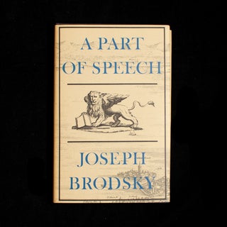 Item #7937 A Part of Speech. Joseph Brodsky