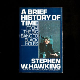 Item #8014 A Brief History of Time. Stephen W. Hawking, Carl Sagan, Ron Miller, introduction,...