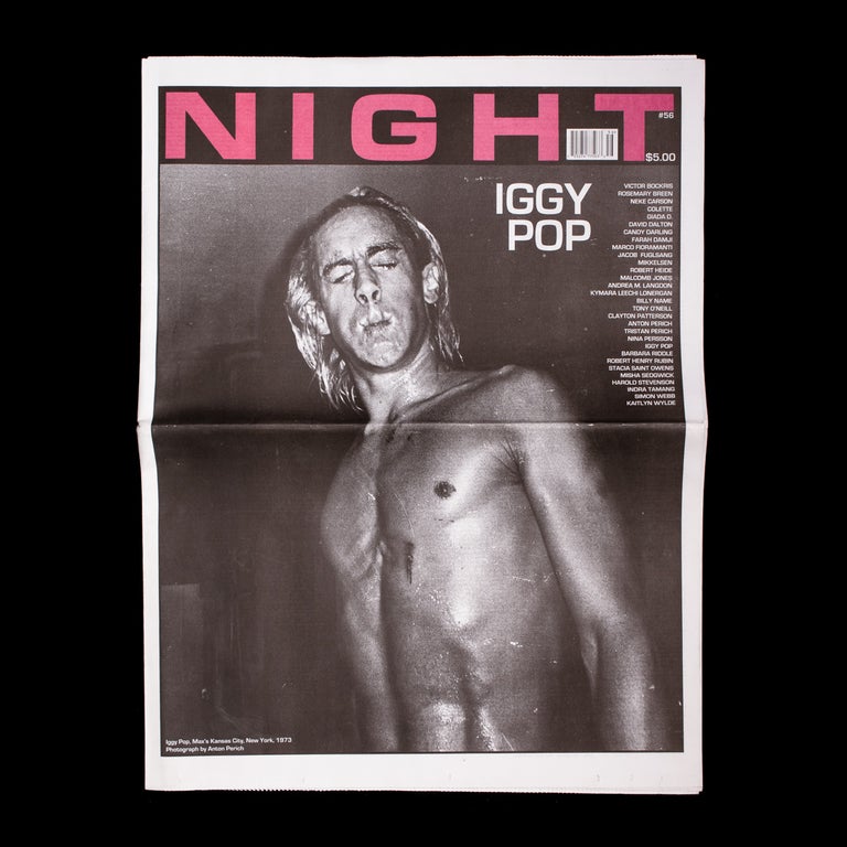Item #8115 Night. Anton Perich, Candy Darling, Clayton Patterson, Colette, Victor Bockris, Iggy Pop, /publisher, contributors.