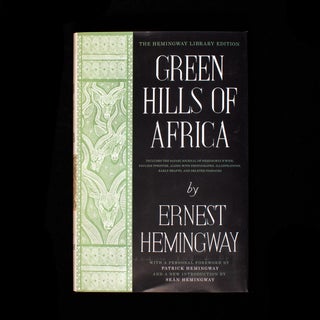 Item #8290 Green Hills of Africa. Ernest Hemingway, Edward Shenton, Patrick Hemingway,...