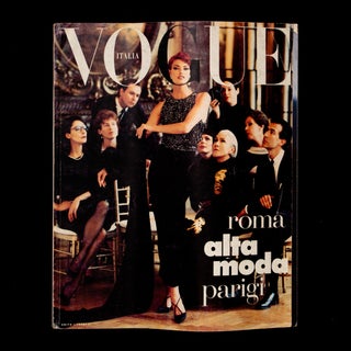 Item #8539 Vogue Italia. Vogue Italia, Franca Sozzani, Linda Evangelista, Claudia Schiffer,...