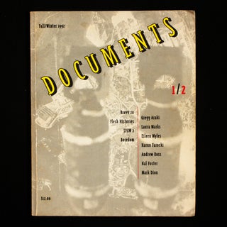 Item #8994 Documents. Christopher Hoover, Miwon Kwon, Gregg Araki, Eileen Myles, Richard Misrach,...