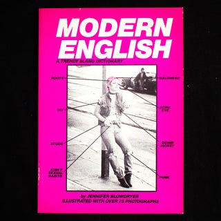 Item #9021 Modern English. Jennifer Blowdryer, James Stark, designer