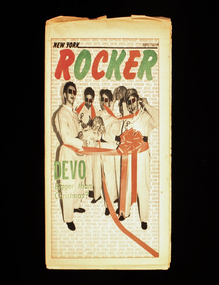 Item #9404 New York Rocker. New York Rocker, Andrew Schwartz, DEVO, cover.